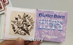 Mark McCloud's BLOTTER BARN HITS a TINY BOOK sold out RARE LSD blotter art