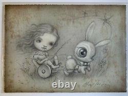 Mark Ryden Bunny Cart Rare from Sold Out Edition 2007