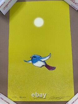 Marq Spusta Soaring Absinthe Variant #31/55 Sold Out Birds Print SHIPS ASAP