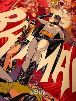 Martin Ansin Batman 1966 Limited Edition Print Sold Out Rare