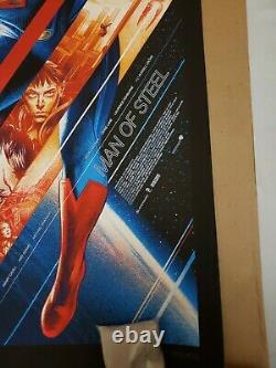 Martin Ansin Man of Steel Superman Poster Print Mondo Artist SOLD OUT