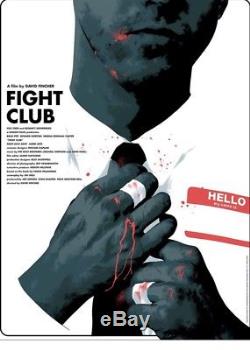 Matt Taylor Fight Club Poster Mondo, Gencon 2018 SOLD OUT