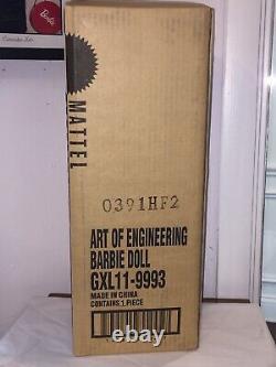 Mattel Creations Art of Engineering Clear Barbie GXL11 NRFB Shipper Sold Out