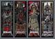 Metallica Foil Ap Rhys Cooper Pinball Art Series 4 Poster Set Rare And Sold Out