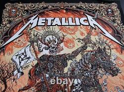 Metallica Frauenfeld Switzerland Poster Juan Ma Orozco Rare Sold Out numbered SE