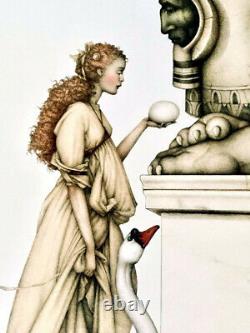 Michael Parkes THE RIDDLE, Sold Out, Never Framed, 1 Owner, Pristine BEST PRICE