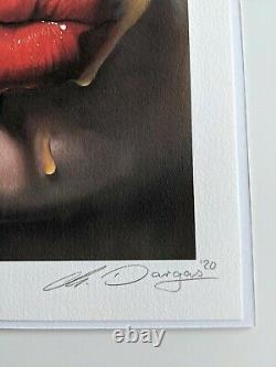 Mike Dargas Mini-Print'Sharing Kisses' SOLD OUT 2020 Hyper Realism Painter