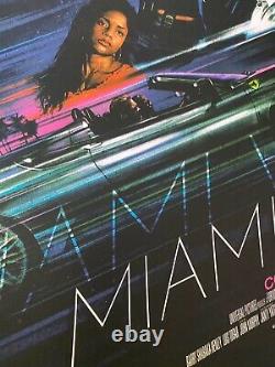 Mike Gambriel Miami Vice Limited Edition Sold Out Rare Movie Print Nt Mondo