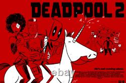 Mondo Deadpool 2 Poster Pre-Order by Justin Harder Limited Ed 250 SOLD OUT