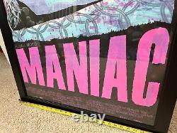 Mondo Maniac Poster X/160 Jeff Proctor Elijah Wood Sold Out 24x36 Framed 27x39