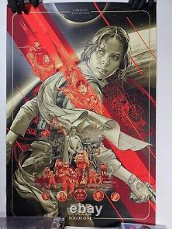 Mondo STAR WARS ROGUE ONE Martin Ansin VARIANT Signed Print Poster Sold Out