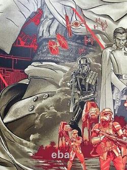 Mondo STAR WARS ROGUE ONE Martin Ansin VARIANT Signed Print Poster Sold Out