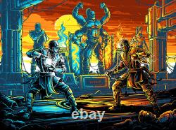 Mortal Kombat Dan Mumford 24x18 signed, embossed numbered X/50 SOLD OUT