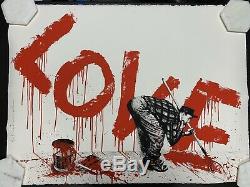 Mr. Brainwash ALL YOU NEED IS LOVE (RED) Hand Finished, Signed, Sold Out
