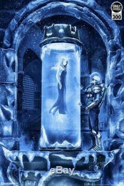 Mr. Freeze Heart of Ice Art Print Sideshow Collectibles (Glows) LIMITED SOLDOUT