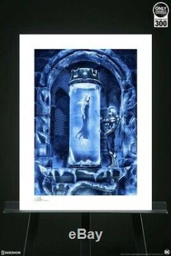 Mr. Freeze Heart of Ice Art Print Sideshow Collectibles (Glows) LIMITED SOLDOUT