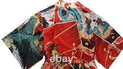 NEW MUKZIN Japanese Art Red Dress SOLD OUT Sz Small Polyester