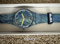 NEW in Box! Swatch MOMA STARRY NIGHT By VINCENT VAN GOGH SOLD OUT Everywhere