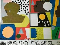 NINA CHANEL ABNEY Limited Edition Print Street Exhibition Poster RARE SOLD OUT