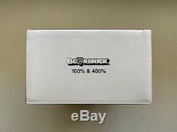 NYA Flocked Bearbrick 400% 100% Collectible Art Black Limited Rare Sold Out
