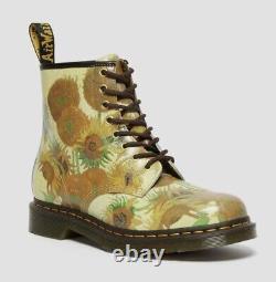 New Dr Martens National Gallery Art Van Gogh 1460 Sunflowers Boots Sold Out