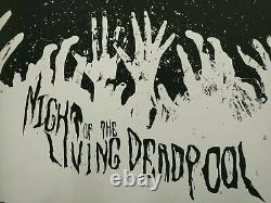 Night Of The Living Deadpool 3 Jay Shaw Mondo Marvel Rare Sold Out Screen Print