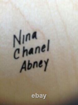 Nina Chanel Abney limited edition 1/100 sold out numbered skate deck Peanuts