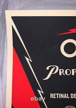 OBEY Shepard Fairey PROPAGANDA Services EYE Long SOLD OUT 2014 Screenprint