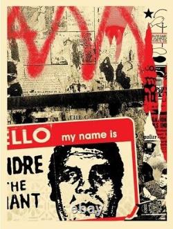 Obey Giant Hello My Name Is 401 of 550 LE SOLD OUT 2019 Ships Now