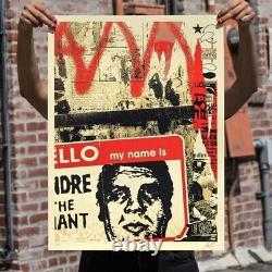 Obey Giant Hello My Name Is 401 of 550 LE SOLD OUT 2019 Ships Now