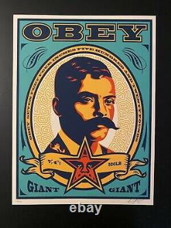 Obey Giant Shepard Fairey Zapata 99 Art Print S/N Silkscreen Sold Out! 2020