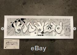 Og Slick Wynwood Hands Print #/75 Sold Out 13x39 Miami Museum Of Graffiti Basel