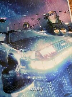 Oliver Rankin Back to the Future II Foil Limited Edition Sold Out Print Nt Mondo