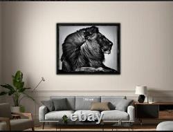 Original Artist Metal Print 24 x 30 CRINIÈRE DE LION Limited Ed. Sold Out