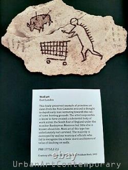 Original Banksy Peckham Rock British Museum art Pest control certified Sold Out