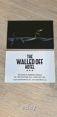Original banksy Armoured Dove Walled Off Hotel-Original certificate Sold OUT