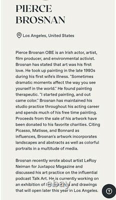 PIERCE BROSNAN 007 JAMES BOND SOLD OUT NFT Digital art EARPLUGS LIMITED EDITION