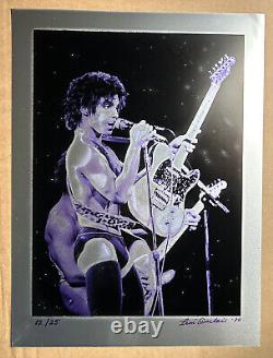 PRINCE print Art Poster Aluminum Signed Numbered 1980 Detroit Rare Sold Out