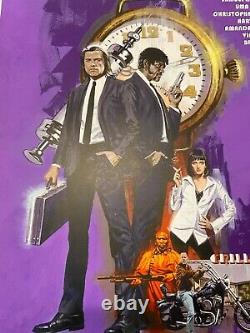 PULP FICTION print by PAUL MANN 24x36 Numbered sold out not mondo poster