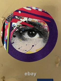 Paul Insect The Observer 4 Purple Glitter Urban Art Print Sold Out ed #/50 COA