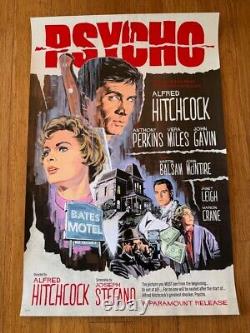 Paul Mann Psycho Regular SOLD OUT Poster Mondo & Bottleneck Artist