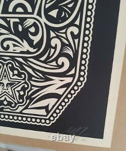 Peace Fingers by Shepard Fairey Obey Art Print Rare Sold Out Poster Signed AP