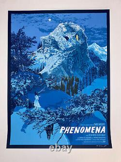 Phenomena Mondo Movie Art Print X/45 LandLand Signed! Jessica Seamans Sold Out