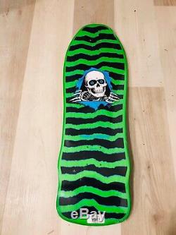 Powell Peralta Ripper Lime Green Gee-Gah 80s Skateboard Bones Sold Out! Bones