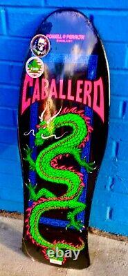 Powell Peralta Steve Caballero Chinese Dragon Deck Blacklight 10x30 HTF sold out
