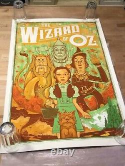 RARE! WIZARD OF OZ Graham Erwin MONDO Screen Print Poster Sold Out Limited