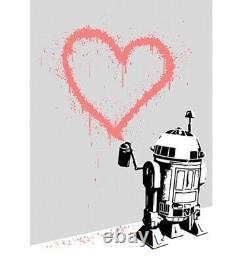 RYCA Ryan Callanan R2Heart2, 2016 R2-D2 Graffiti Street Art Print X85 Sold Out