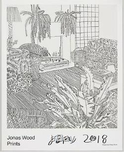 Rare Jonas Wood SIGNED Limited Print. Gagosian Gallery NYC. Sold out. Free Ship