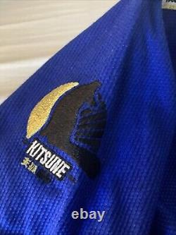 Rare Sold Out Kitsune BJJ Bloom Gi Blue (F4) Unworn Martial Arts Gi HTF Withbag