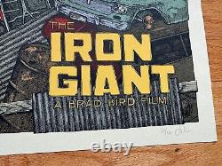 Rare! Sold Out Limited Edition Mondo Screenprinted Poster Iron Giant by LandLand